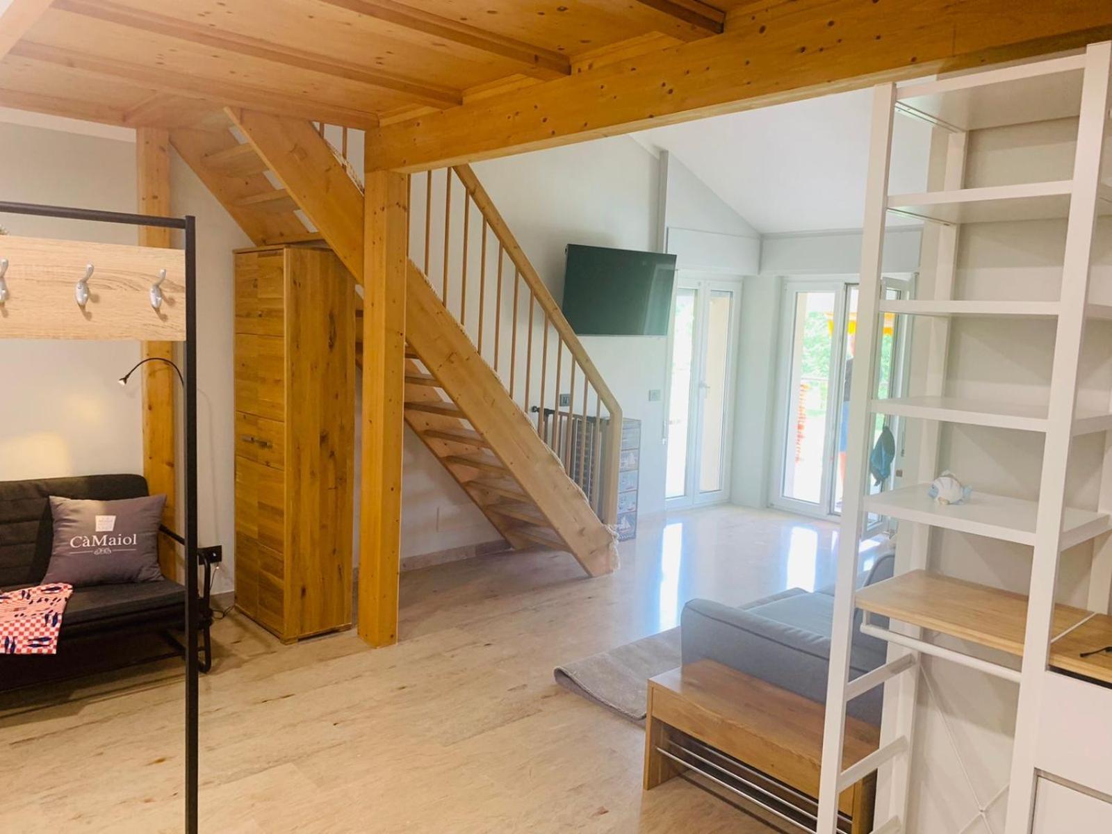 Seeblickwohnung Sirmione - Fronte Lago Mit Privatsteg Bagian luar foto